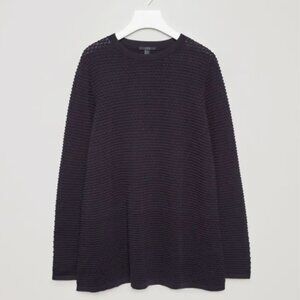 COS Raised Stitch Cotton Textured Sweater/Tunic